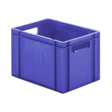 Stapelbare Transportkiste TK0 400x300x270 mm (lxbxh) blau