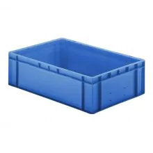 Stapelbare Transportkiste TK0 600x400x175 mm (lxbxh) blau