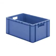 Stapelfähige Transportkiste TK0 600x400x270 mm (LxBxH) blau