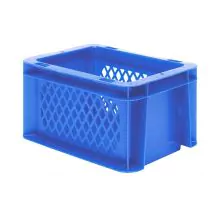 Stapelbarer Transportkorb TK1 200x100x120 mm (lxbxh) blau