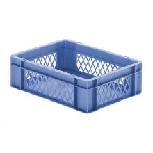 Stapelbarer Transportbehälter TK1 400x300x120 mm (LxBxH) blau