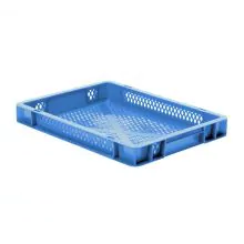 Stapelbare Transportkiste TK2 400x300x50 mm (LxBxH) blau