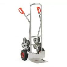 Treppen-Sackkarre Aluminium 200 kg 1300 mm mit 2 fünfarmigen Radsternen