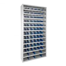 Fächerschrank 1980x1000x400 mm (hxbxt) grau