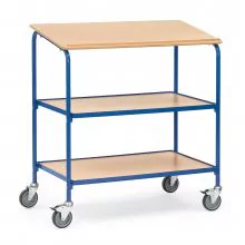 Rollschrank, Pult 100 kg 1000x600 mit Schreiboberfläche und 2 verstellbaren Etagen