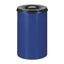 Flammhemmender Papierkorb 110 Liter blau-schwarz