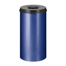 Flammhemmender Papierkorb 50 Liter blau-schwarz
