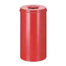 Flammenhemmender Papierkorb 50 Liter rot