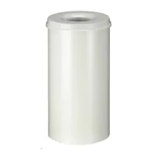 Flammhemmender Papierkorb 50 Liter weiß