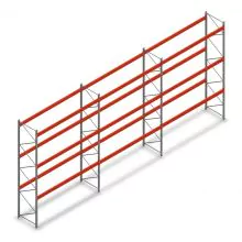 Vorteilsreihe gebrauchte AR T2 Palettenregal 5000x8500x1100 mm (hxbxt) 3 Ebenen 3680kg/Ebene