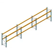 Vorteilsreihe gebrauchtes Dexion Speedlock Palettenregal 2600x10670x1100 mm (hxbxt) 2 Ebenen