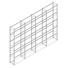 Vorteilsreihe gebrauchte Dexion Palettenregal 5000x11250x900 mm (hxbxt) 5 Ebenen