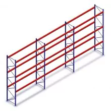 Vorteilsreihe gebrauchte Mecalux Palettenregal 6000x11280x1100 mm (hxbxt) 3 Ebenen