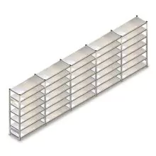 Reihe Schaefer R3000 5reg/7Eb grau/verzinkt - 2300x5180x500mm (hxbxt) gebraucht
