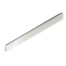 Ladenregal Rückwand 1000x100 mm (bxh) geschlossen RAL9001