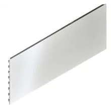 Ladenregal-Rückwand 1000x400 mm (bxh) geschlossen RAL9001