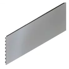 Ladenregal Rückwand 1000x400 (b x h) mm geschlossen RAL9006