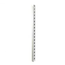 Ladenregal Wandschiene 2400 mm RAL9001