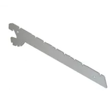 Ladenregal Halter 370 mm pro Stück RAL9006