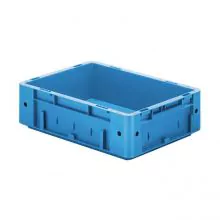 Schwere stapelbare Transportkiste VTK0 400x300x120 mm (LxBxH) blau