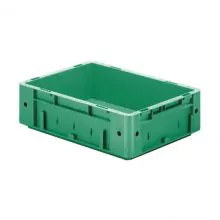 Schwere stapelbare Transportkiste VTK0 400x300x120 mm (lxbxh) grün
