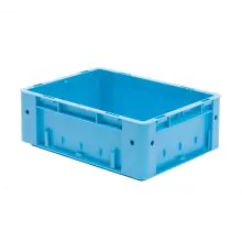 Schwerer stapelbarer Transportkasten VTK0 400x300x145 mm (LxBxH) blau