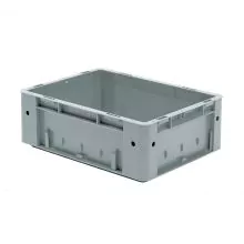 Schwere stapelbare Transportkiste VTK0 400x300x145 mm (LxBxH) grau