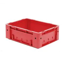 Schwere stapelbare Transportkiste VTK0 400x300x145 mm (lxbxh) rot