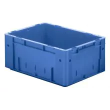 Schwere stapelbare Transportkiste VTK0 600x400x175 mm (LxBxH) blau