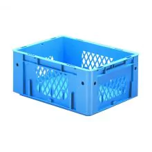 Schwere stapelbare Transportkiste VTK1 400x300x175 mm (LxBxH) blau