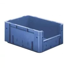 Schwere stapelbare Transportkiste VTK4 400x300x175 mm (lxbxh) blau