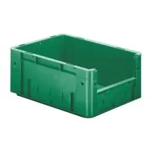 Schwere stapelbare Transportkiste VTK4 400x300x175 mm (lxbxh) grün