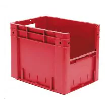 Schwere stapelbare Transportkiste VTK4 400x300x320 mm (lxbxh) rot