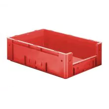 Schwere stapelbare Transportkiste VTK4 600x400x175 mm (lxbxh) rot