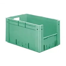 Schwere stapelbare Transportkiste VTK4 600x400x320 mm (LxBxH) grün