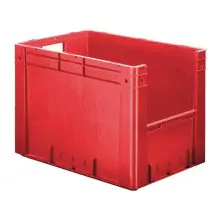 Schwere stapelbare Transportkiste VTK4 600x400x420 mm (LxBxH) rot