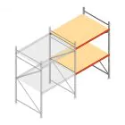 Weitspannregal AR 2000x1610x1200 mm (hxbxt) 2 Ebenen verzinkt Anbauregal