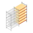 Weitspannregal AR 3000x1610x1000 mm (hxbxt) 6 Ebenen verzinkt Anbauregal