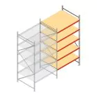 Weitspannregal AR 3000x1610x1200 mm (hxbxt) 5 Ebenen verzinkt Anbauregal mit vormontierten Rahmen