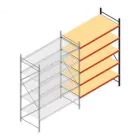 Weitspannregal AR 2250x2010x1000 mm (hxbxt) 5 Ebenen verzinkt Anbauregal mit vormontierten Rahmen