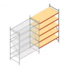 Weitspannregal AR 3000x2250x1000 mm (hxbxt) 5 Ebenen verzinkt Anbauregal