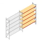 Weitspannregal AR 3000x2700x600 mm (hxbxt) 5 Ebenen verzinkt Anbauregal
