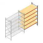 Weitspannregal AR 3000x2700x900 mm (hxbxt) 5 Ebenen verzinkt Anbauregal mit vormontierten Rahmen