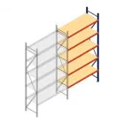 Weitspannregal AR 3000x1610x600 mm (hxbxt) 5 Ebenen blau Anbauregal