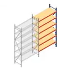 Weitspannregal AR 3000x1610x600 mm (hxbxt) 6 Ebenen blau Anbauregal
