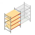 Weitspannregal AR 2000x1610x1000 mm (hxbxt) 4 Ebenen verzinkt Anfangsregal