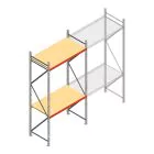 Weitspannregal AR 3000x1610x800 mm (hxbxt) 2 Ebenen verzinkt Anfangsregal