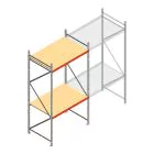 Weitspannregal AR 3000x1610x1000 mm (hxbxt) 2 Ebenen verzinkt Anfangsregal