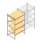 Weitspannregal AR 3000x1610x1200 mm (hxbxt) 4 Ebenen verzinkt Anfangsregal