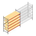 Weitspannregal AR 2000x2250x800 mm (hxbxt) 5 Ebenen verzinkt Anfangsregal